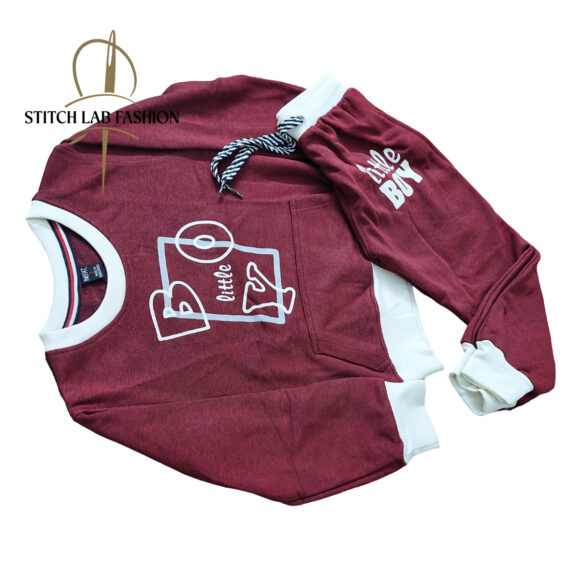 Sweat Shirt Set Burgoundy