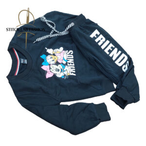 Sweat Shirt Set Navy Blue