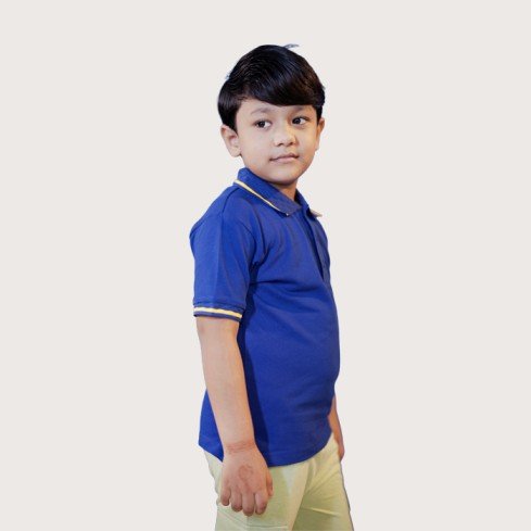 Kid’s Blue Polo T-Shirt