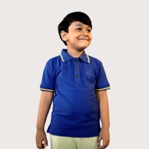 17 Kid’s Blue Polo T-Shirt