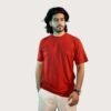 20 Men’s Solid Maroon T-Shirt