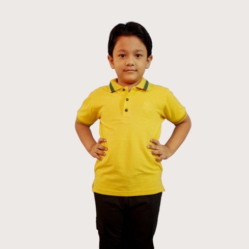 Kid’s Yellow Polo T-Shirt