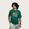 41 Men's Drop Shoulder Green T-Shirt