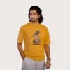 Men’s Drop Shoulder Yellow T-Shirt
