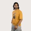 Men’s Drop Shoulder Yellow T-Shirt